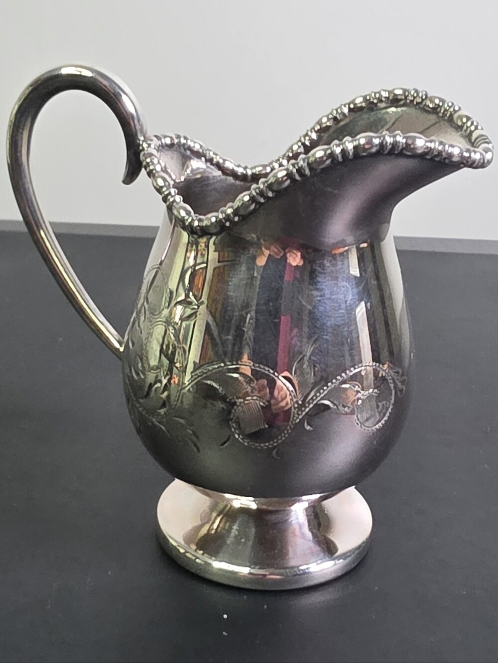 Vintage Sheffield England Silverplate Creamer